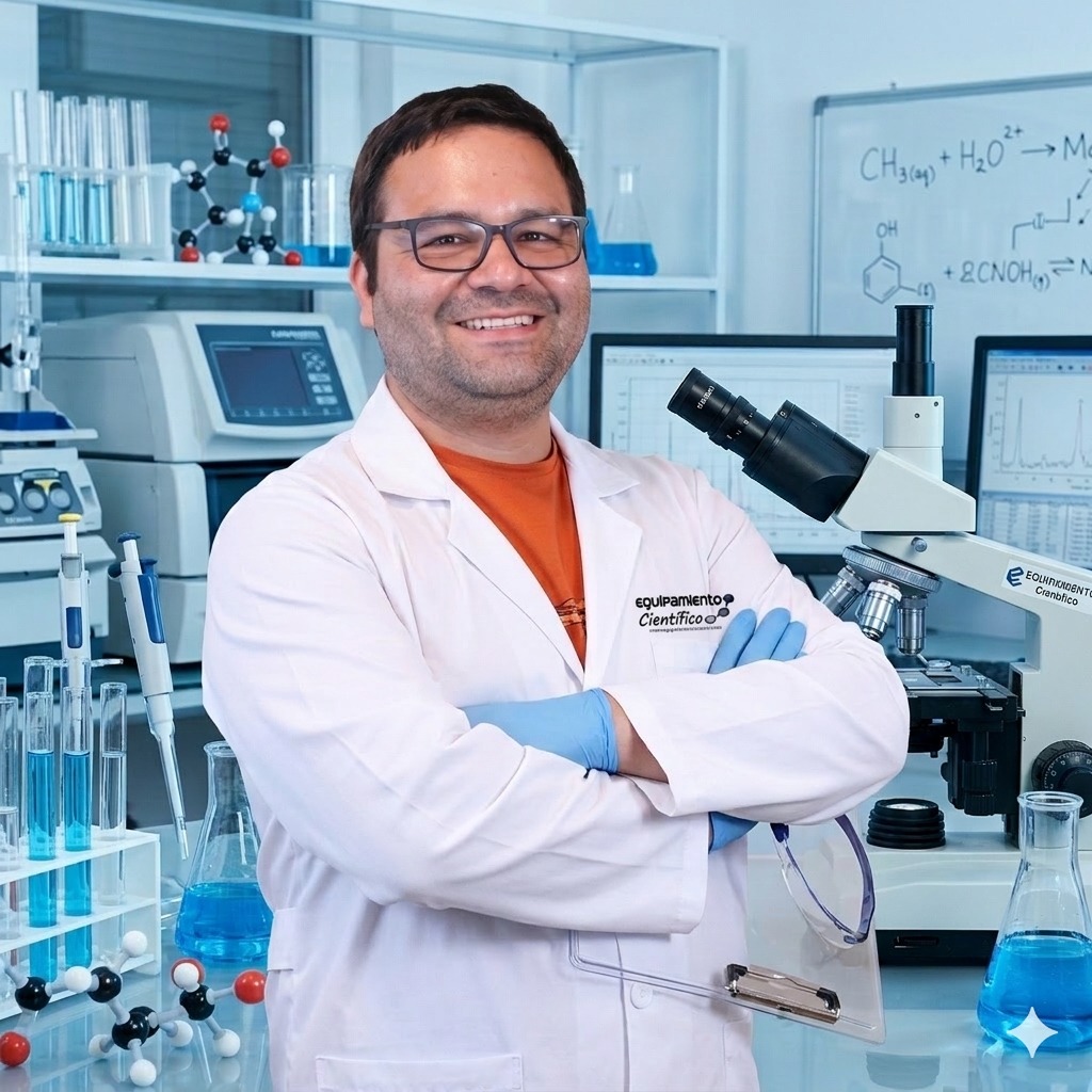 Nuestro equipo tecnico en laboratorio