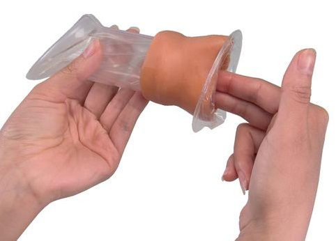 Modelo de Entrenamiento para un Condón para mujeres (piel clara) 3B Scientific 1000339 [L41/2]