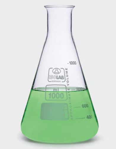 MATRAZ DE VIDRIO BORO 3,3 X 100 ML - ISOLAB ALEMAN