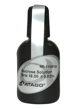 Solución de sacarosa (para confirmación de Brix) 20% (±0.03%) marca Atago, cod.RE-11002