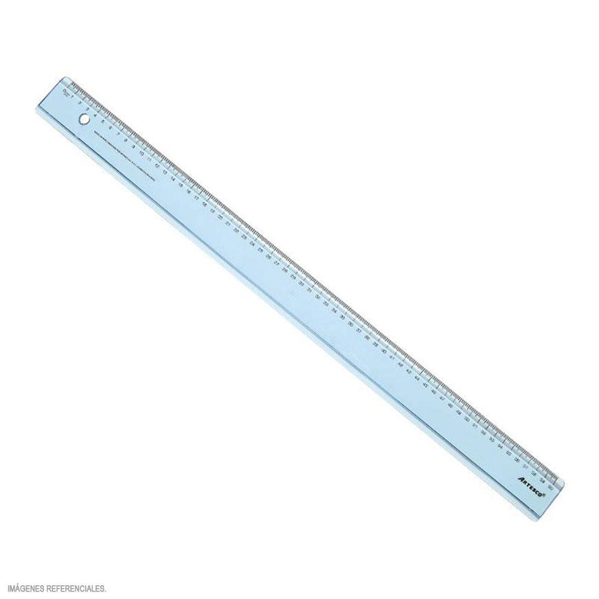Regla cristal 60 cm, Artesco