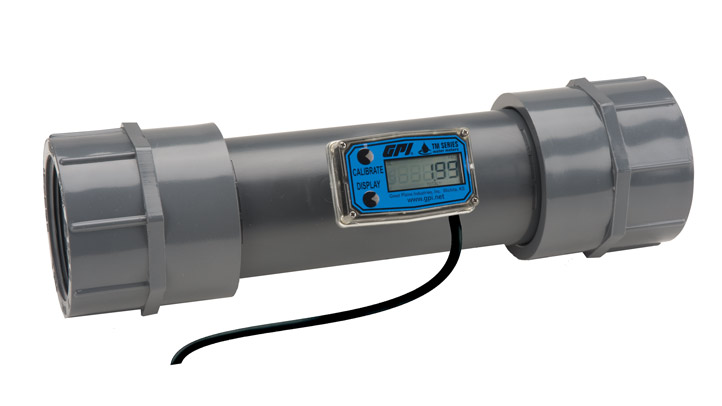 Flujómetro (4" NPT hembra) PVC GPI TM400-N-LP