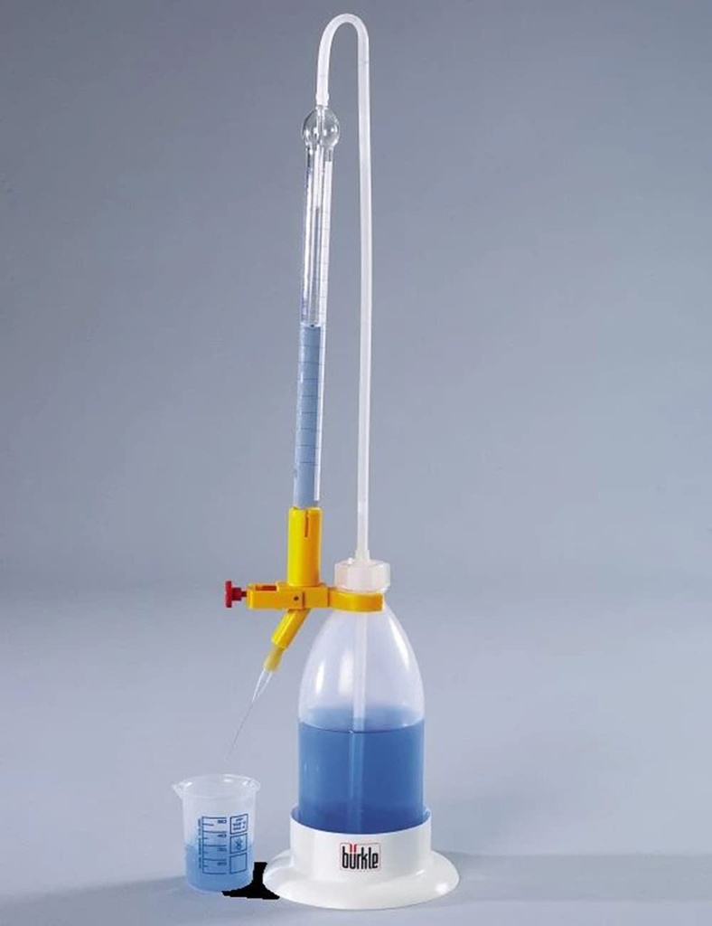 Bureta de valoración automática, vidrio de borosilicato, capacidad de 50 ml  Bürkle 9695-1050
