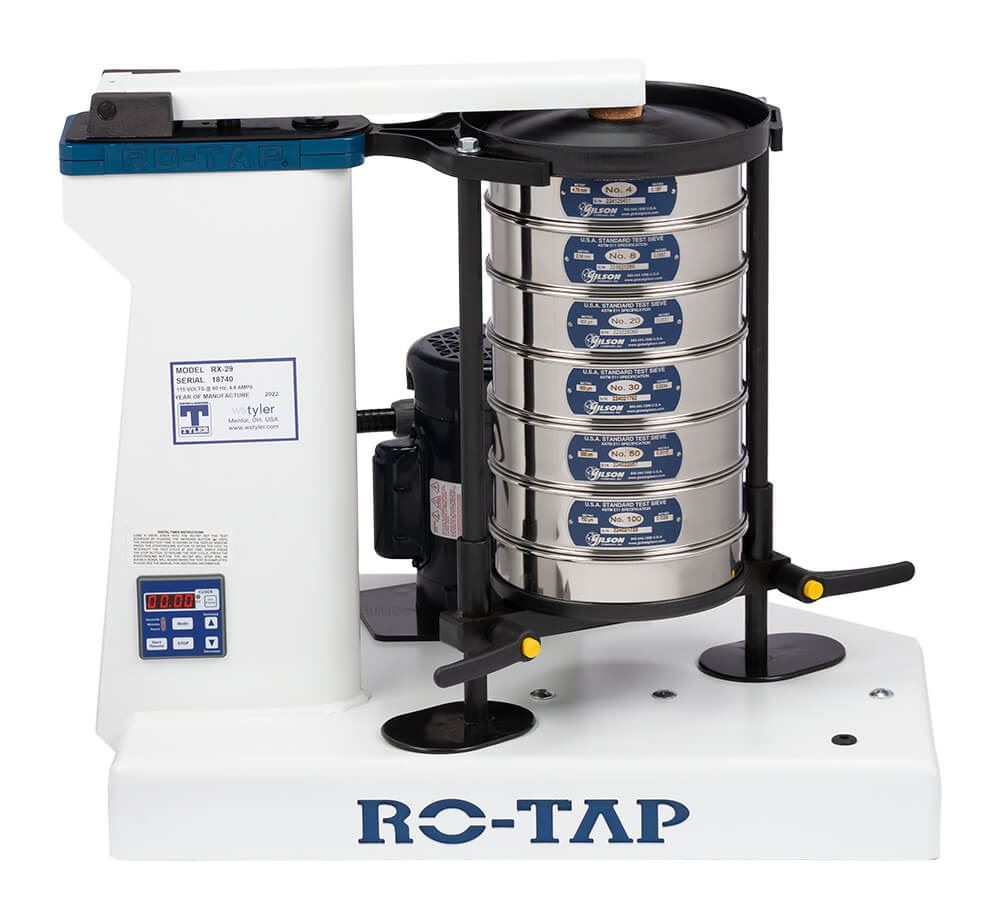 Tamiz agitador WS Tyler Ro-Tap de 8 pulgadas (230 V, 60 Hz) SS-30S