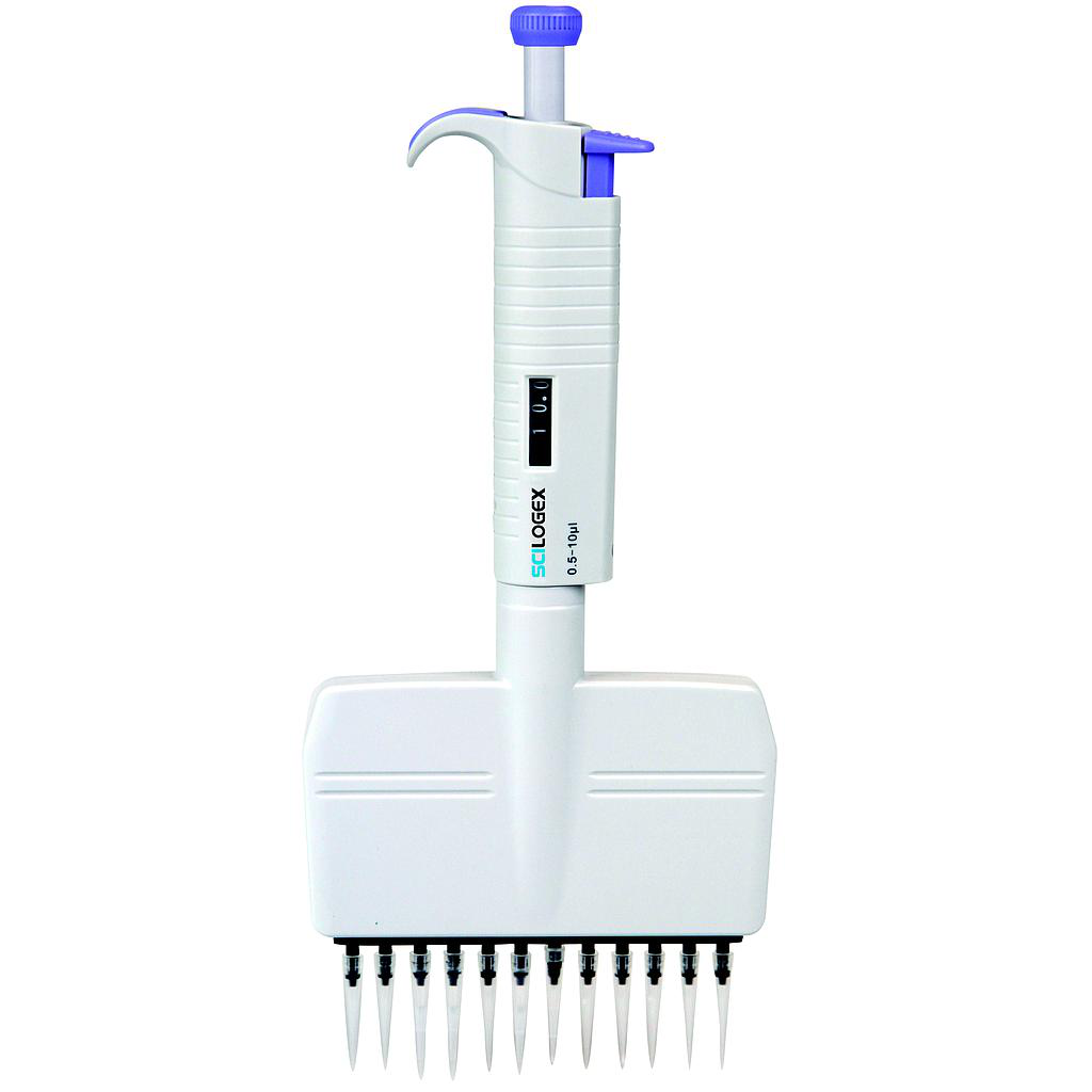 Micropipeta Variable de 12 Canales 0,5 a 50 µl