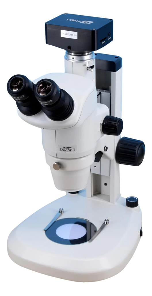 Microscopio estéreo digital trinocular 4K 0.67x - 5.0x con cámara Nikon SMZ-745T - SMZ745T-PS-4k