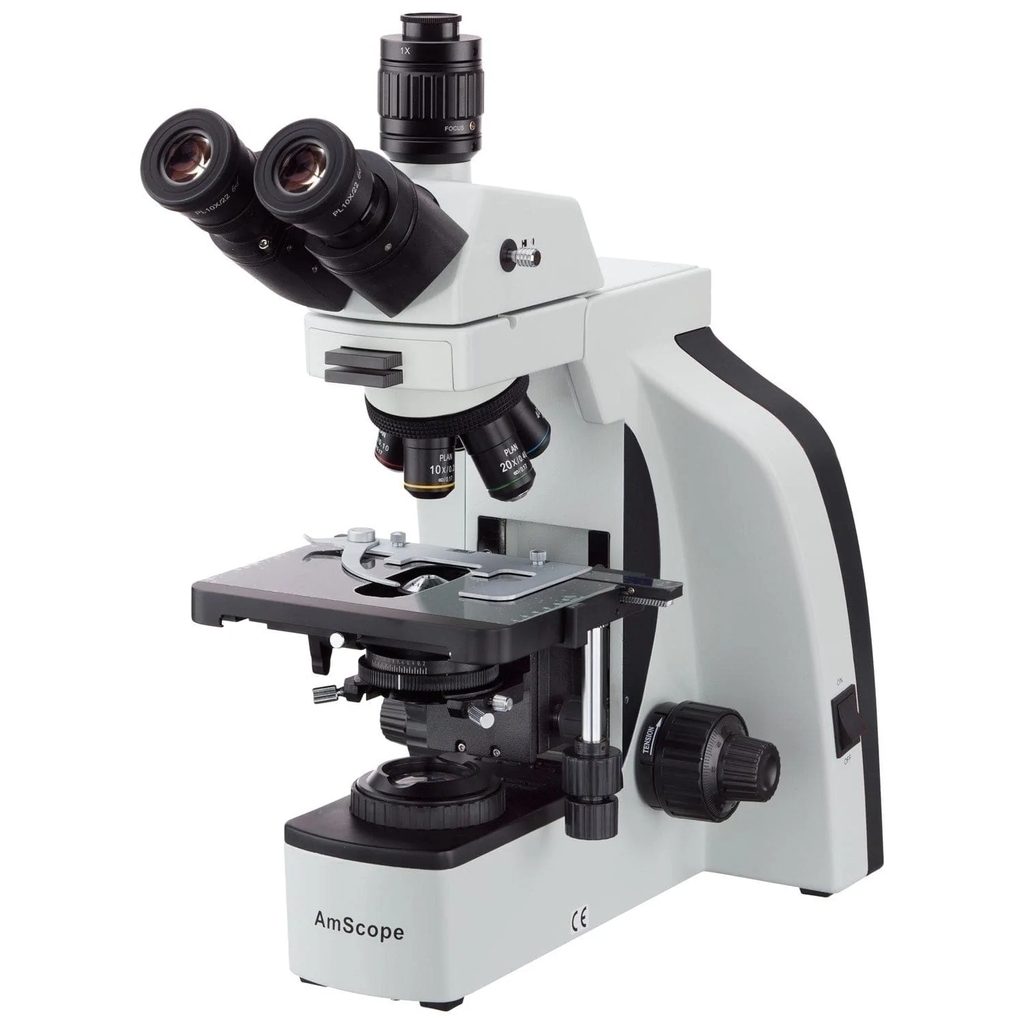 Microscopio compuesto biológico trinocular 40X-2000X Amscope T800B