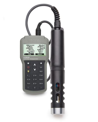 Medidor multiparamétrico portátil para calidad de agua  Marca Hanna Instruments Modelo HI98194/20