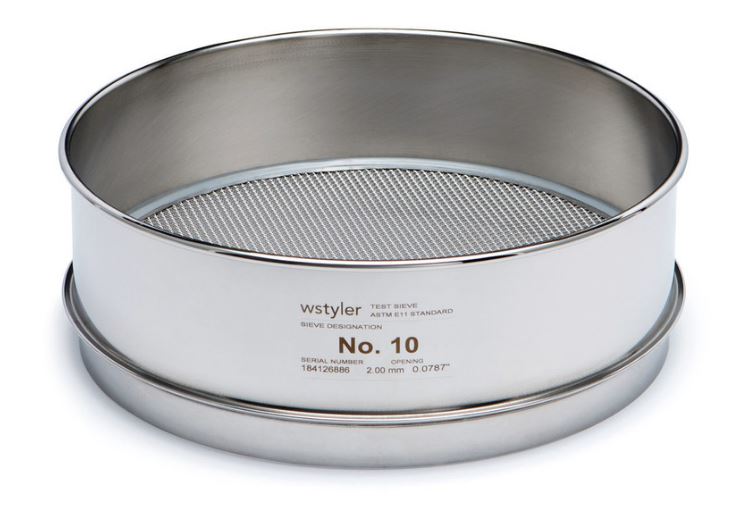 Tamiz No. 140, 106 µm, 8" Full Height inoxidable W.S. Tyler 5211