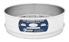 Tamiz de 8" acero inoxidable altura completa Nº 450 (32um) / Gilson / V8SF # 450