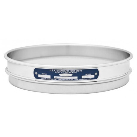 Tamiz de 8" acero inoxidable altura media Nº230 (63 um) Gilson V8SH #230